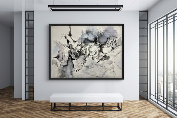 Monochrome Horizon No2 by Astrid Steingrueber