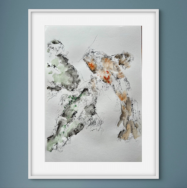 Koi Dance no2 by Astrid Steingrueber