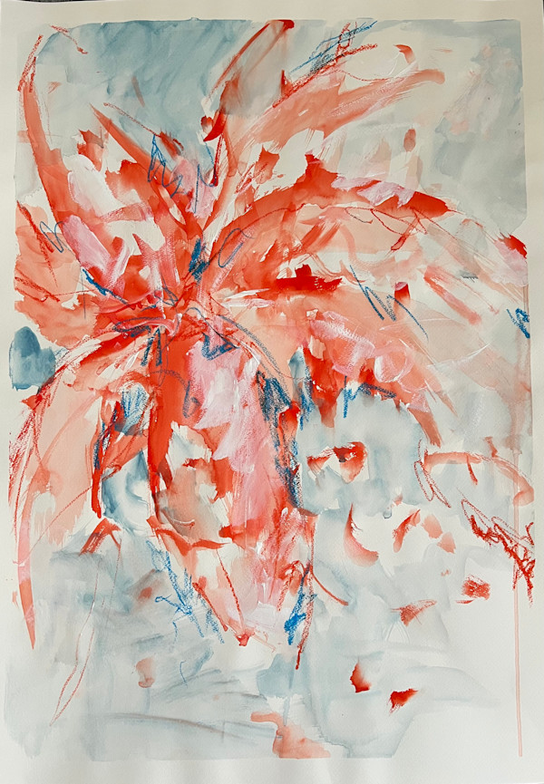 Red Lily No1 by Astrid Steingrueber