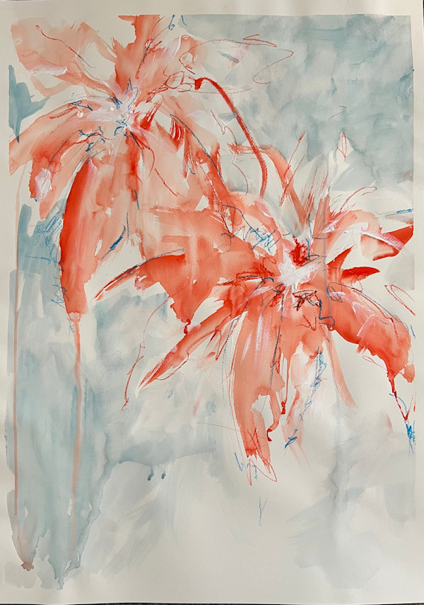 Red Lily No2 by Astrid Steingrueber