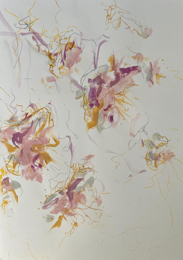 Pink Roselies No2 by Astrid Steingrueber