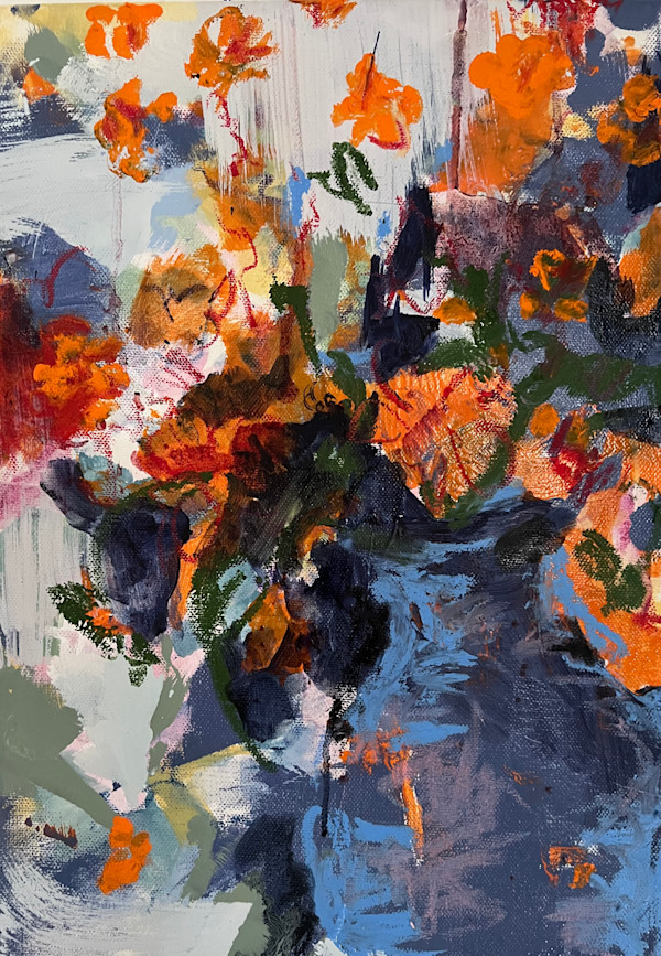 Stillleben blau by Astrid Steingrueber