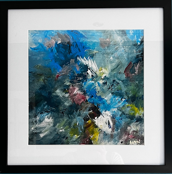 'Carefree Harmony - Releasing My Inner Child' - Mounted Print by Annette Aspen