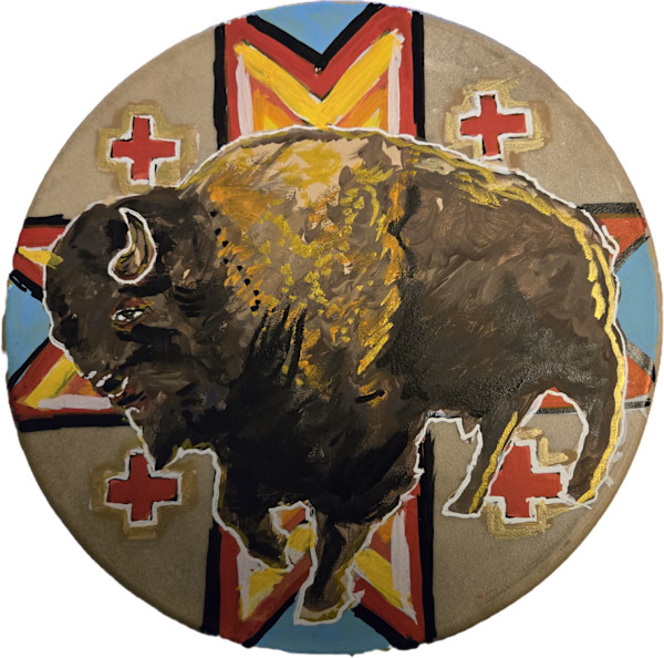 Qoq’aalx Weeyekin - Buffalo Spirit Guardian by Frank Andrews