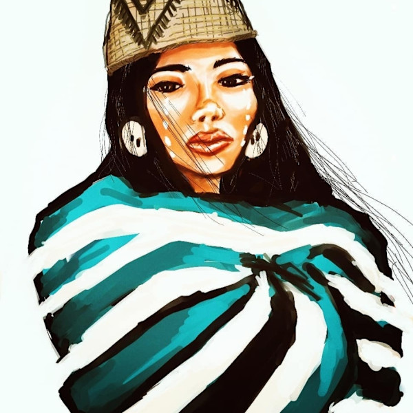 Colville Woman by Frank Andrews