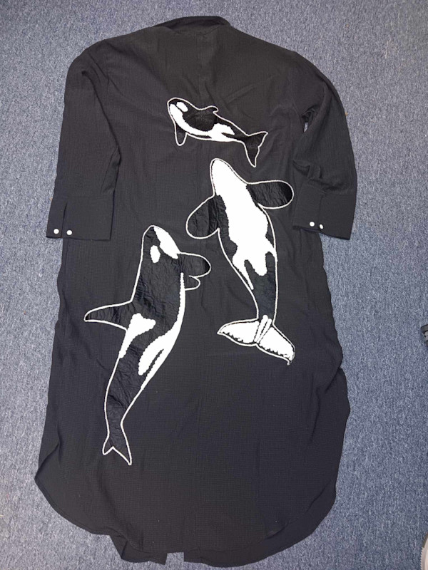 Orca Coat by Beverly Owens