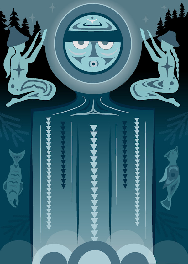 Digital Design - Sacred Falls by Bethany Fackrell