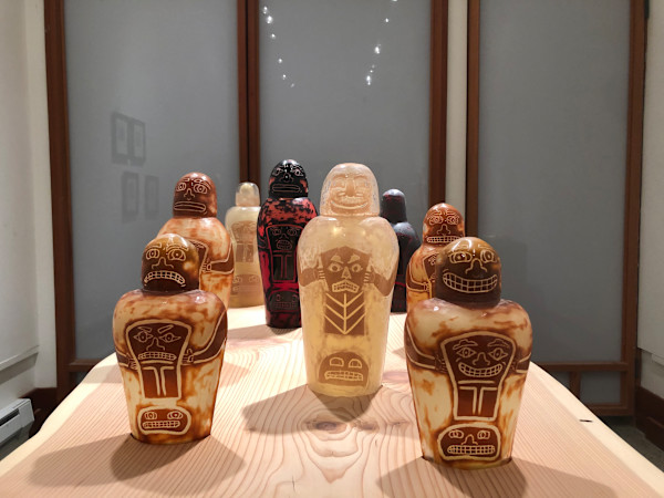 Mindfulness totem pole park by Douglas Slay Sliinlaas Burgess