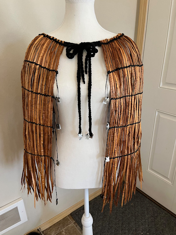 Pounded Cedar Cape by Amber Poitras Hayward