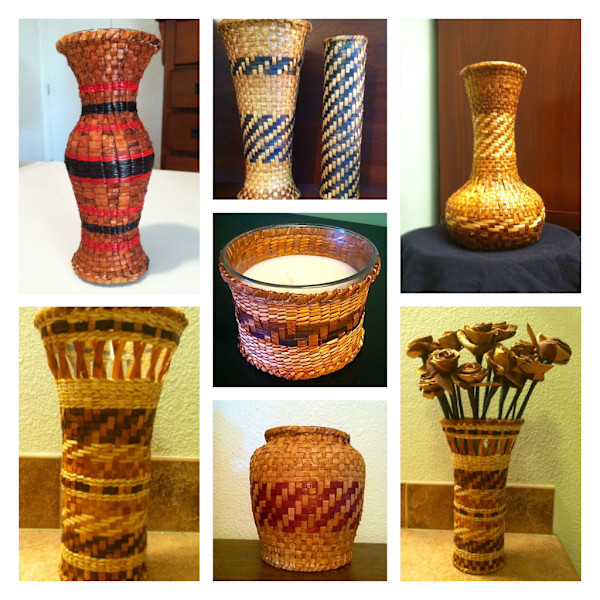 Cedar Woven Vases by Michelle Price