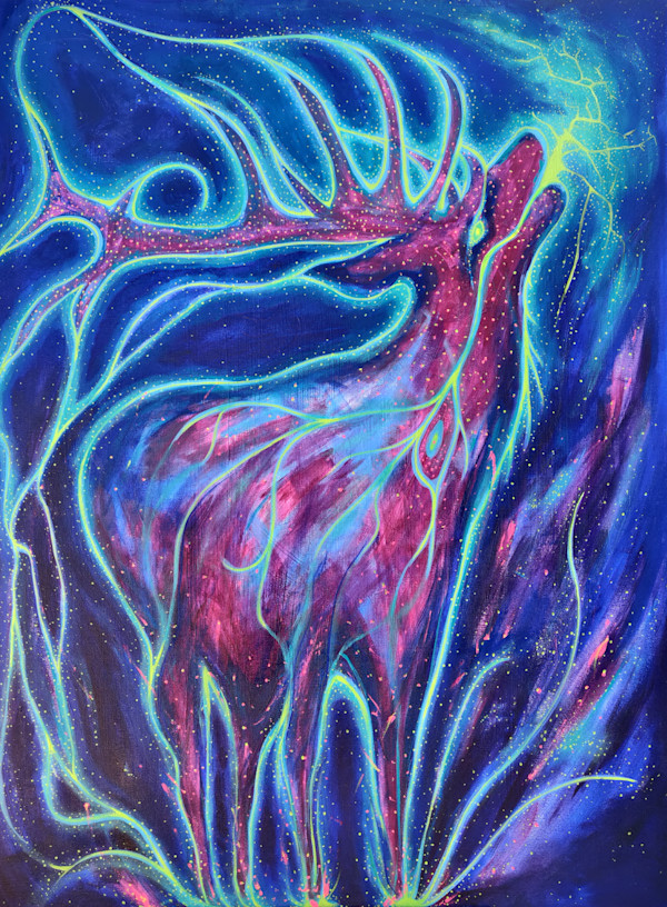 Elk Spirit Calling by Megan McDermott