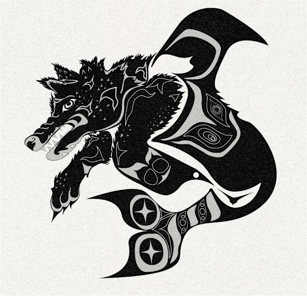sea wolf transformation by Inanna kʷaɁowišč tyee McCarty