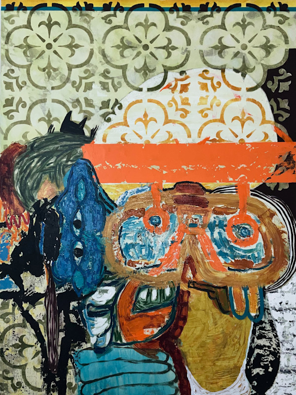 Perilous Journey xii - Orange by Caroline Anderson, Image 1.