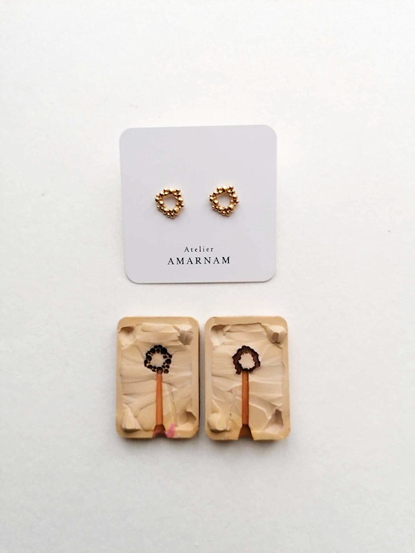 GRAIN earrings by Rita GOBIN