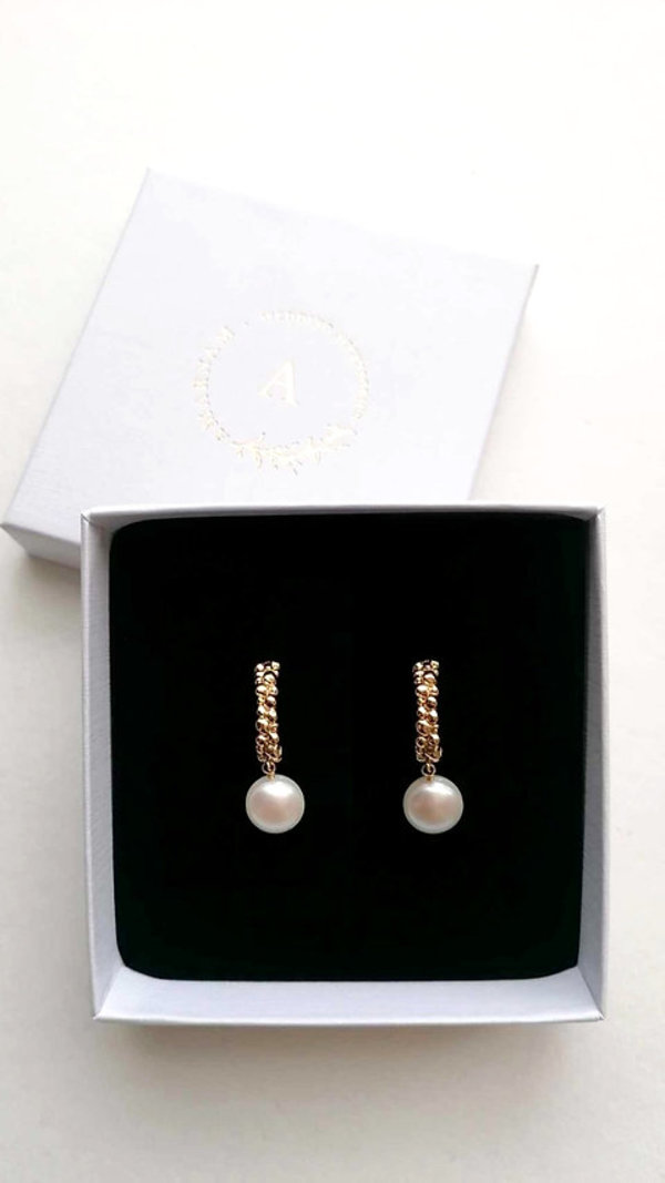 GRAIN Hoop earrings by Rita GOBIN