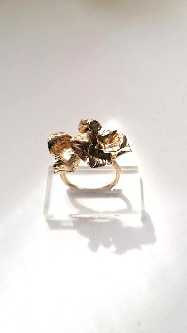 FLEURS DE MON JARDING FLORAL BESPOKE RING N.2 by Rita GOBIN