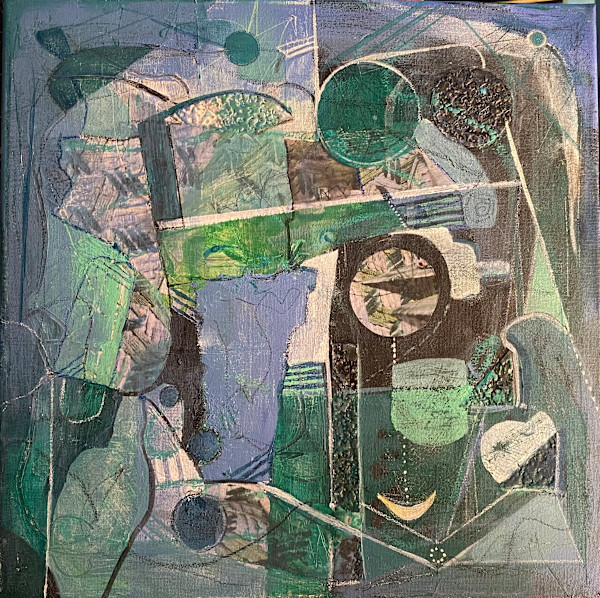A different kind of blues by Phyllis Frazer-Mayer