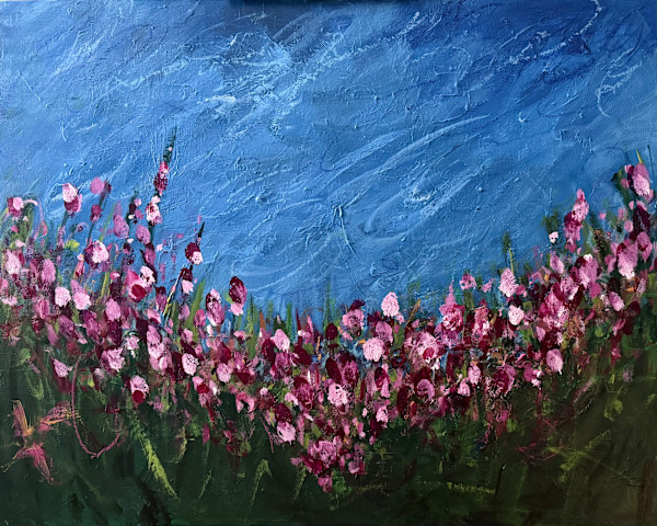 Field of flowers by Phyllis Frazer-Mayer
