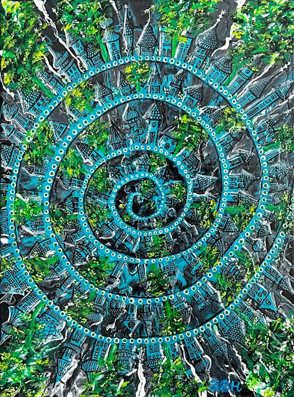 Turquoise Spiral Dynamics by Jana