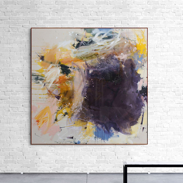 AUTUMN LEAVES (PURPLE MOOD) by Daniela Schweinsberg
