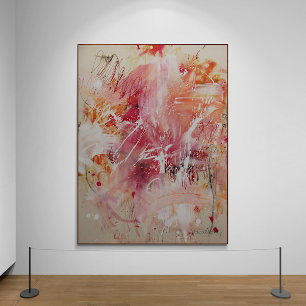 CRIMSON SCRIBBLES (PROCESS OVER PLAN) by Daniela Schweinsberg