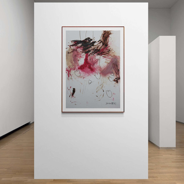 She paints outside the lines VIII by Daniela Schweinsberg, Image 1.