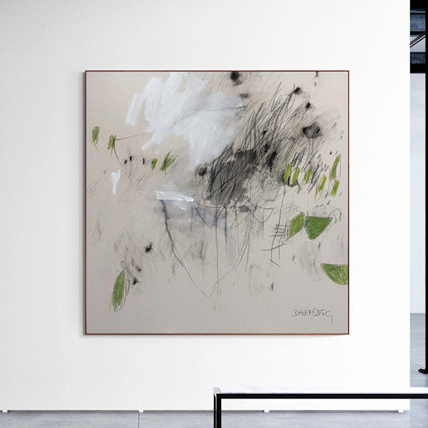 The Space Between Drawing and Paint (Portrait of a Dialogue) by Daniela Schweinsberg, Image 1.