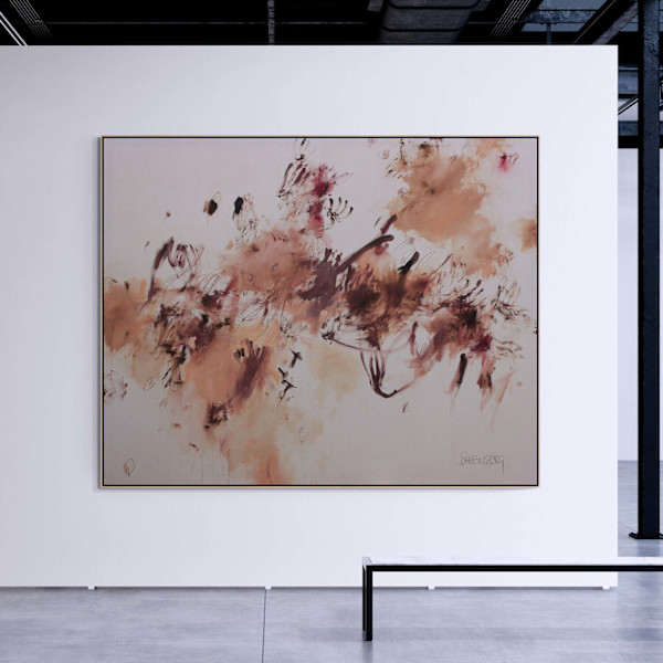 The Space Between Drawing and Paint (Portrait of a Dialogue) III by Daniela Schweinsberg, Image 1.