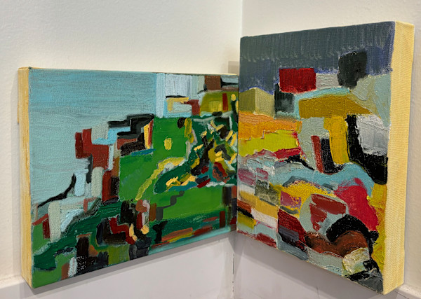 Ted Pallas - Corner Diptych by Vlada Kova