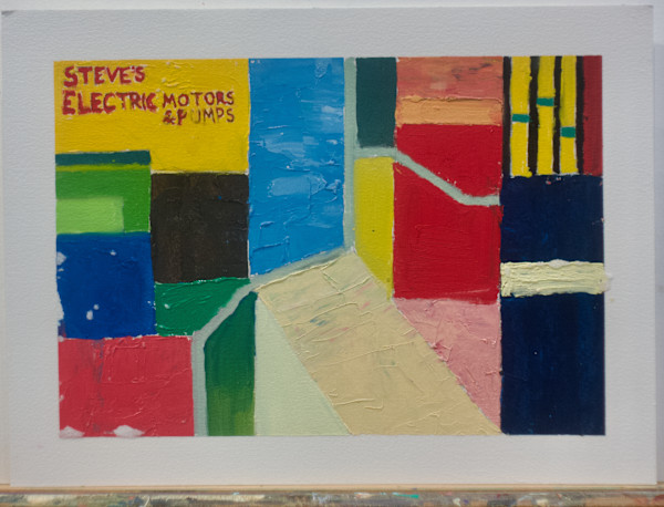 Ted Pallas - Steve's Electric Motors ans Pumps Oil by Vlada Kova