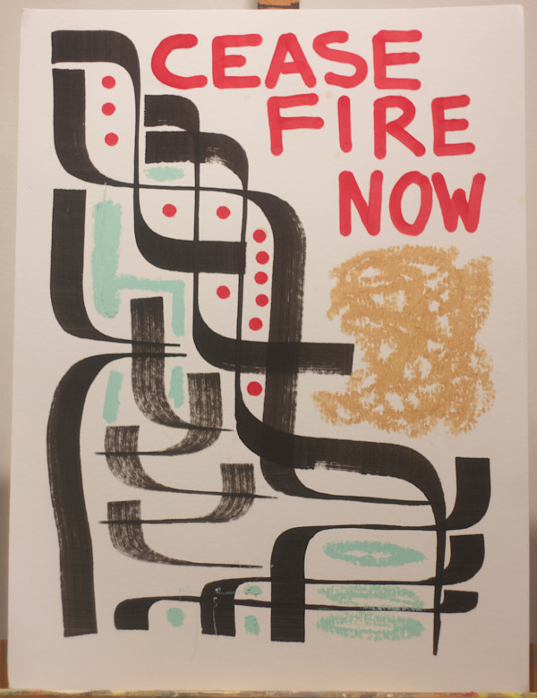 Ted Pallas - CEASE FIRE 3 by Vlada Kova