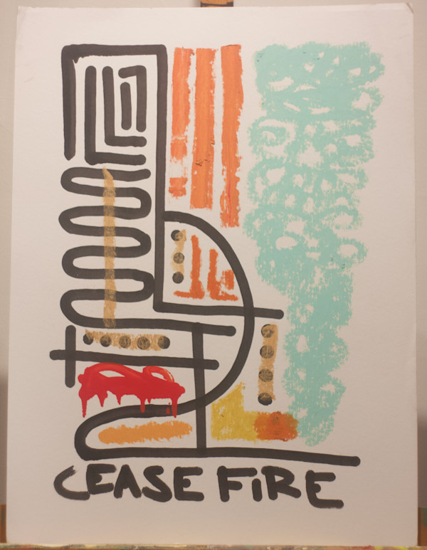 Ted Pallas - CEASE FIRE 2 by Vlada Kova