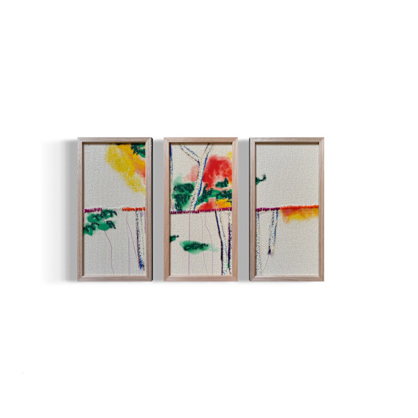 Pieces Of You (No.1) [triptych] by Toni Vallance