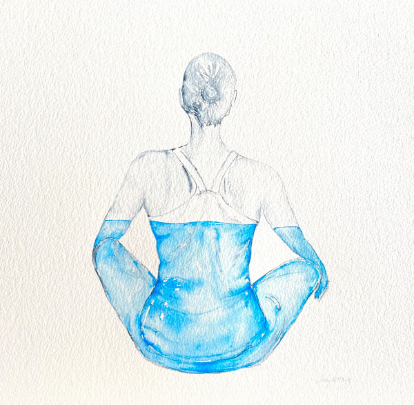 Sea Inside 1 Seated Pose by Tracy McCarty, Image 1.