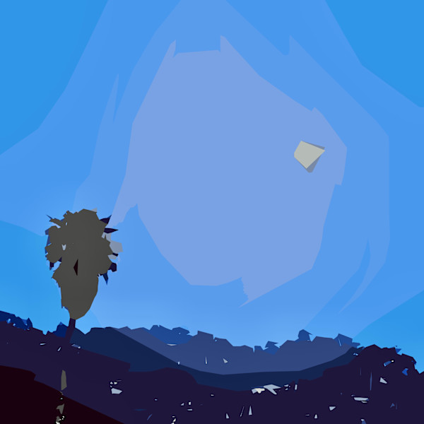 Moonglow and Palm by Marni Rothman