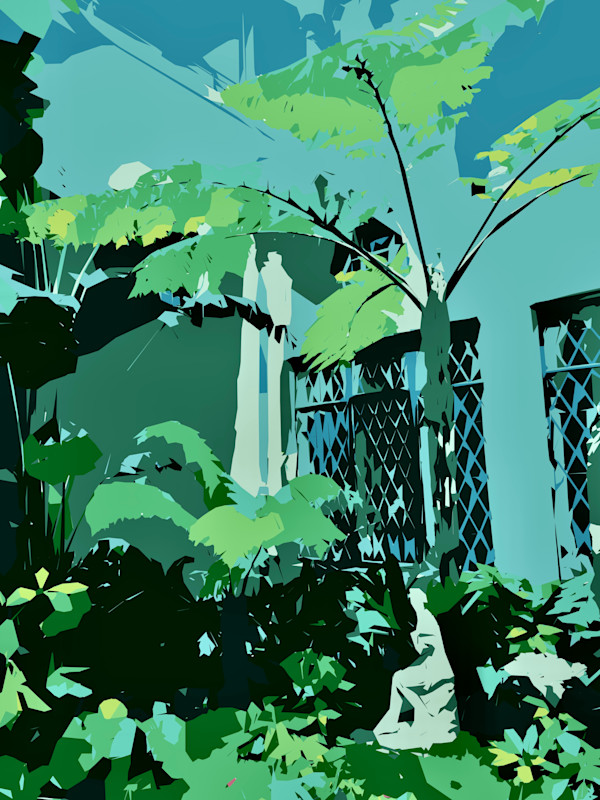 Women’s Club Courtyard by Marni Rothman