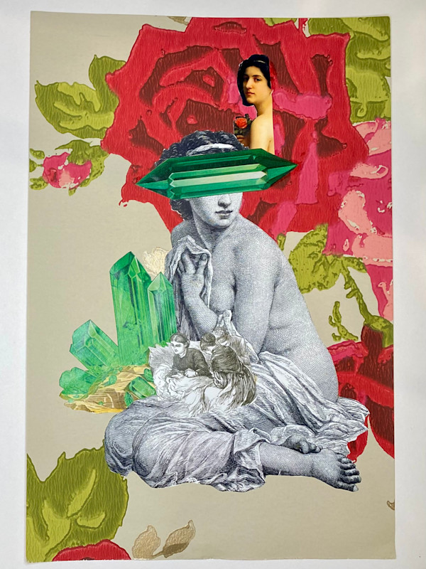 Emerald Vision Among the Roses by Marni Rothman