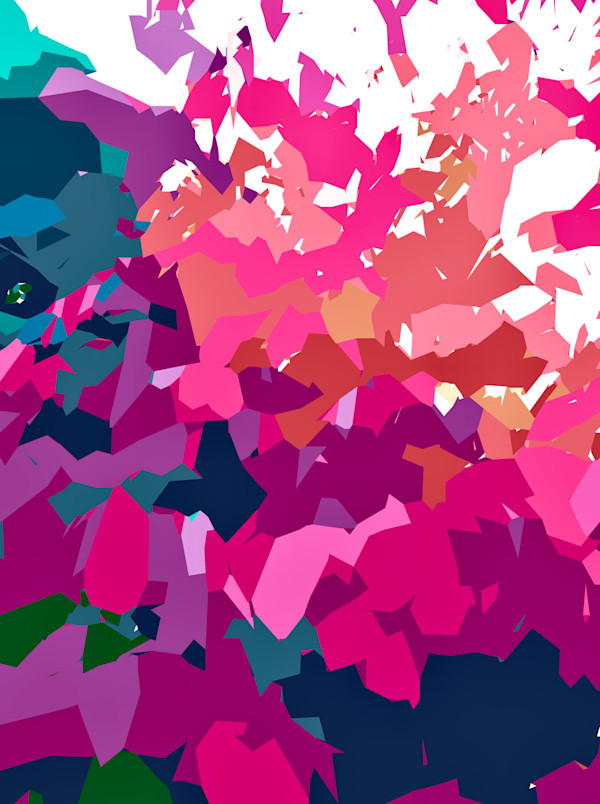 Abstract Fall Foliage, Magenta by Marni Rothman