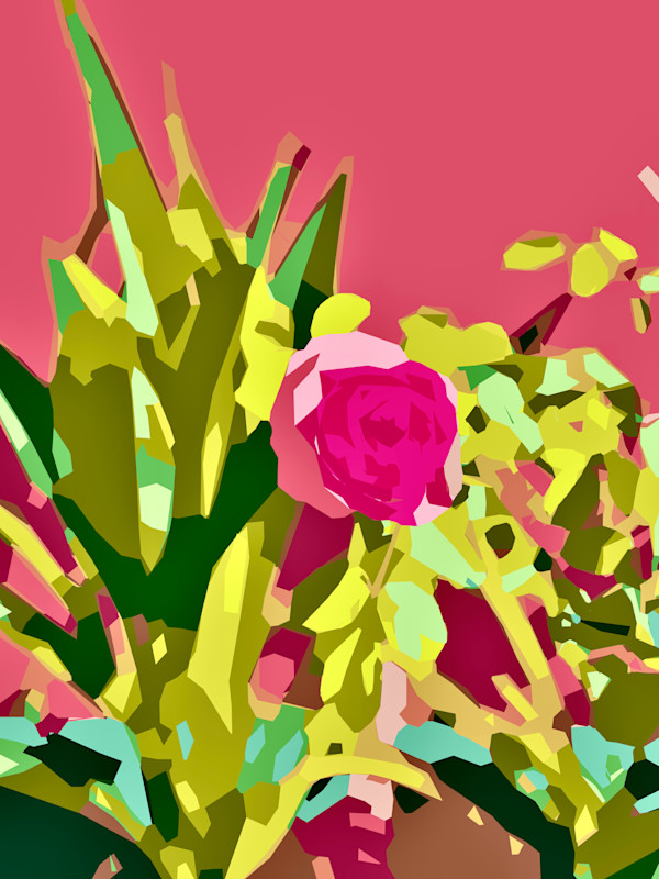 Garden Rose and Foliage by Marni Rothman