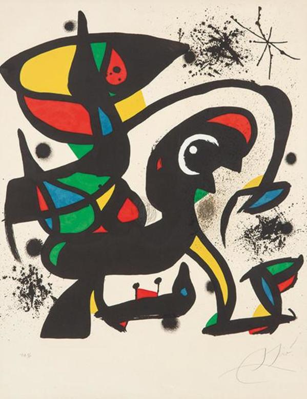 Colpir Sense Nafrar IV by Joan Miró (Sin Certificar)