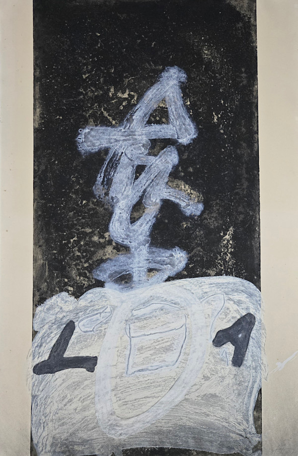 Calligraphie Verticale by Antoni Tàpies