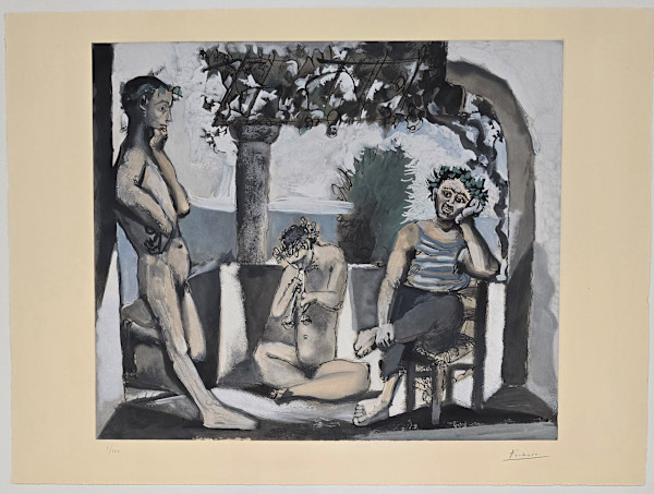 Bacchanale (faunes de l'été) by Pablo Picasso