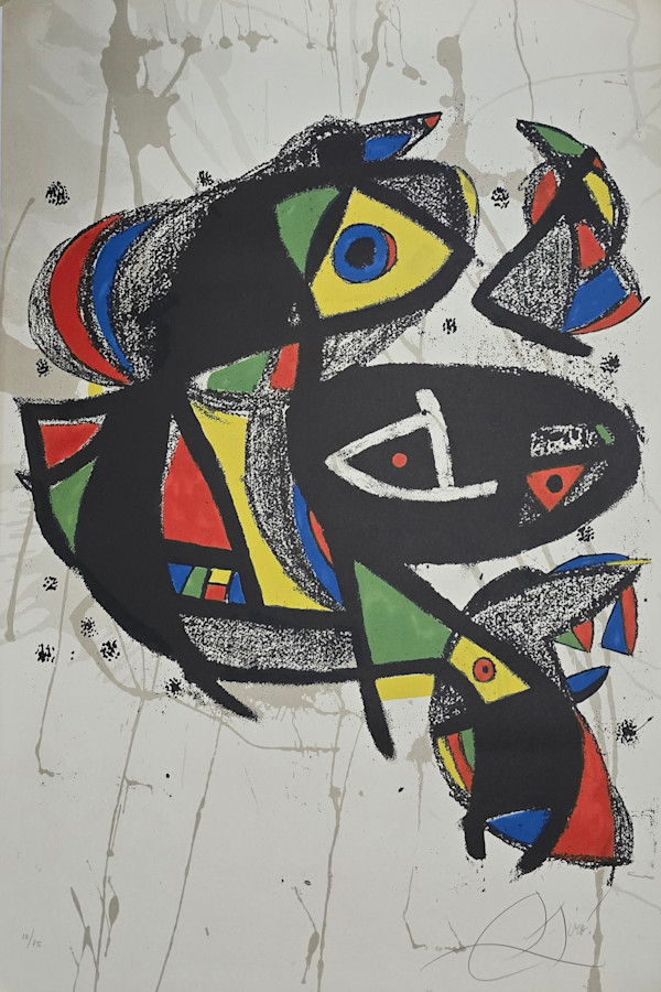 Poster for Museu de la Resistència - Salvador Allende by Joan Miró