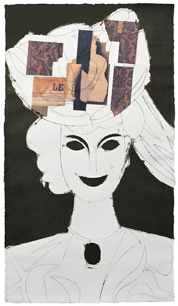 Mujer con Sombrero IV by Manolo Valdés