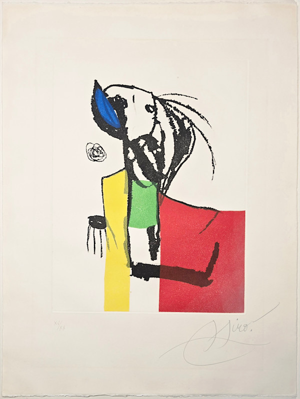 Chanteur des Rues IV by Joan Miró, Image 1.