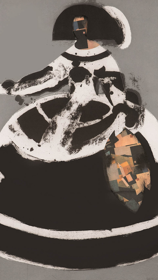 Reina Mariana I by Manolo Valdés