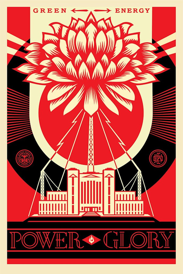 Green Power by Obey (Shepard Fairey)