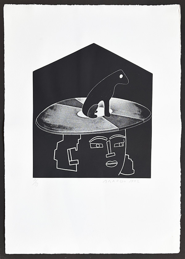 La voz de su amo (Sombreros para Alicia) by Eduardo Arroyo, Image 2.