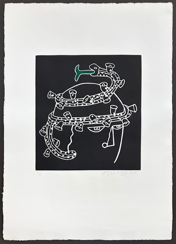 Serpent à Sonnette (Sombreros para Alicia) by Eduardo Arroyo, Image 2.