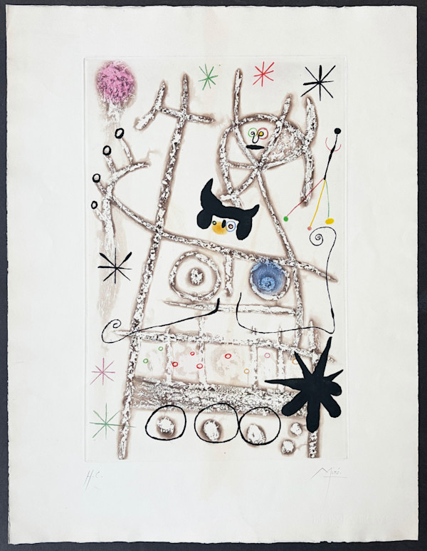 Les Forestiers (bistre) by Joan Miró (Sin Certificar)